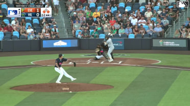 Korbyn Dickerson singles on a line drive to right fielder Avery Owusu-Asiedu. Ricardo Cova scores. Carlos Jimenez to 3rd.