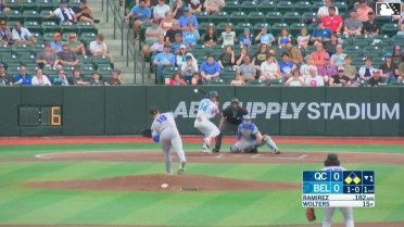 Abrahan Ramirez doubles (1) on a sharp line drive to right fielder Erick Torres. Dillon Head scores. Emilio Barreras to 3rd.