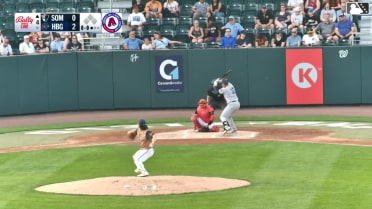 Nicholas Torres homers (2) on a fly ball to right center field.