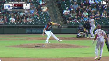 Max Wagner homers (3) on a fly ball to left center field. Ian Moller scores.