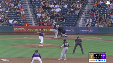 Carlos Rodríguez homers (1) on a fly ball to right center field. Pablo Reyes scores.