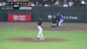 Cooper Pratt swats his fifth homer of the year