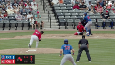 Carter Trice singles on a ground ball to left fielder Shane Sasaki. Andy Garriola scores. Jefferson Rojas to 2nd.