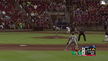 Jay Thomason walks. Eduardo Tait scores. Brandon Winokur to 3rd. Khadim Diaw to 2nd.