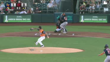 Joshua Kuroda-Grauer singles on a line drive to left fielder Heliot Ramos. Bryan Lavastida scores. Drew Swift to 2nd.