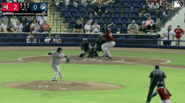 Carsten Sabathia III hits a ground-rule double (4) on a line drive to left field. Juan Ortuno scores. Rylan Mills to 3rd.