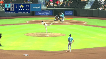 Joe Perez smacks a three-run home run 