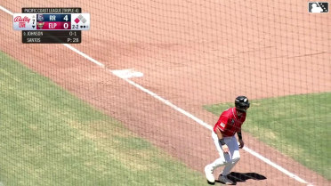Bryce Johnson strikes out swinging.