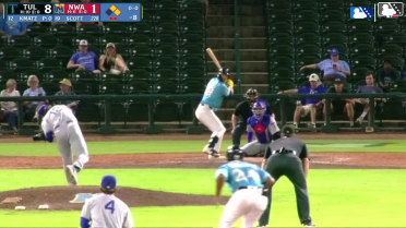 Connor Scott singles on a soft line drive to right fielder Jose Izarra. Alberto Rodriguez scores. Sam Kulasingam to 3rd.