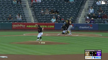 Samad Taylor homers (5) on a fly ball to right center field. Sung-Mun Song scores.