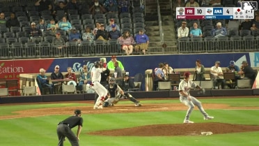 Danny Serretti singles on a ground ball to right fielder Keith Jones II. Druw Jones scores.