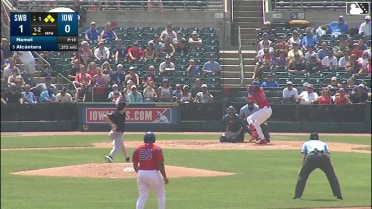 Kevin Alcántara grounds out, third baseman Oswaldo Cabrera to first baseman Ernesto Martinez Jr. Brett Bateman scores. Moisés Ballesteros to 3rd. BJ Murray to 2nd.