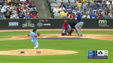 Brandon Drury homers (2) on a fly ball to left field.
