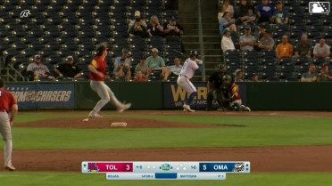 Josh Rojas homers (4) on a fly ball to right center field.