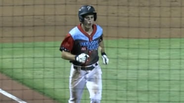 Lucas Spence's solo home run