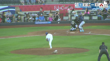 Justin Thomas Jr. doubles (1) on a sharp line drive to left fielder Angel Ortiz. Alejandro Nuñez scores. Marcus Brown scores. Brandon Forrester to 3rd.
