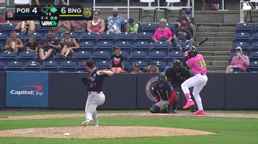 Jose Ramos homers (15) on a fly ball to center field. Corey Collins scores.