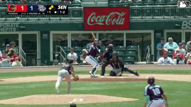 Gabriel Rincones Jr. out on a sacrifice fly to center fielder Andrew Pinckney. Otto Kemp scores.