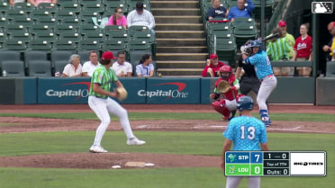 Aaron Sabato hits a grand slam (15) to left center field. Kala'i Rosario scores. Matt Wallner scores. Orlando Arcia scores.