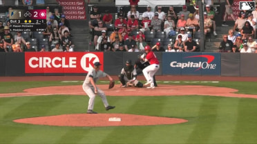 Maddox Latta homers (6) on a fly ball to center field.