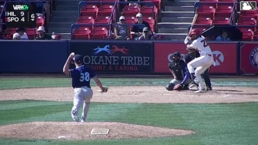 Juan Castillo out on a sacrifice fly to center fielder Jakey Josepha. Lorenzo Carrier scores.