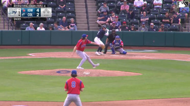 Milan Tolentino homers (3) on a fly ball to right center field.