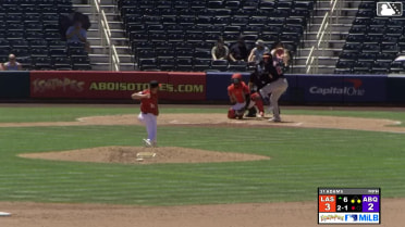 Jack Winkler out on a sacrifice fly to left fielder Ryan Ritter. Brayan Buelvas scores.