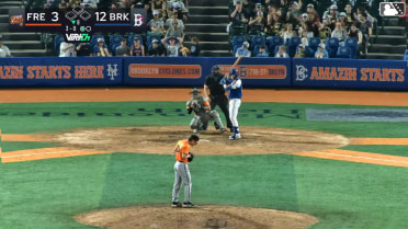 John Bay homers (8) on a fly ball to left center field.