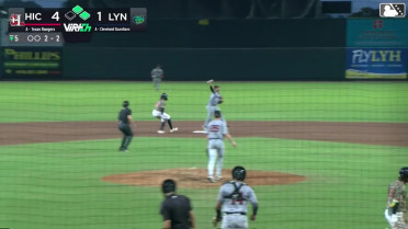Hickory Crawdads turn an incredible triple play