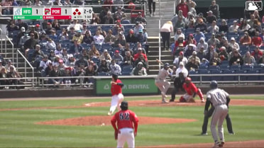 Roc Riggio grounds into a double play, second baseman Ahbram Liendo to shortstop Marvin Alcantara to first baseman Brooks Brannon. Aidan Longwell out at 2nd. Roc Riggio out at 1st.