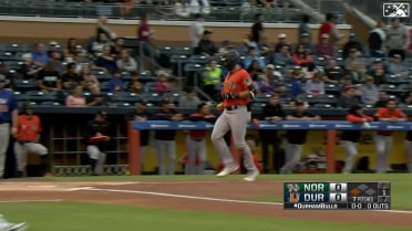 Norfolk's Norby hits 28th homer