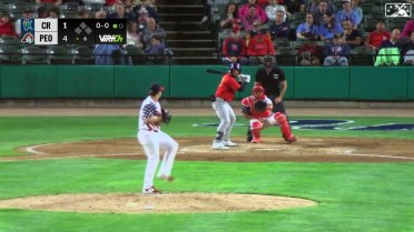 Max Rajcic records his ninth strikeout of the night