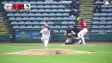 Jared Triolo homers (1) on a fly ball to right field. Shawn Ross scores. Jesus Castillo scores.