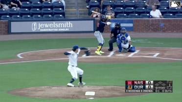 Akil Baddoo homers (1) on a fly ball to right center field.