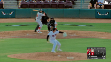 Ivan Luciano homers (8) on a fly ball to left field.