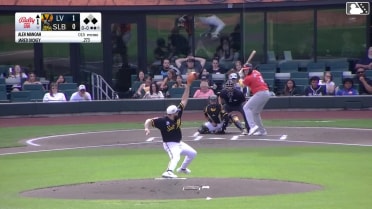 Chad Wallach triples (1) on a fly ball to left fielder Kyren Paris, deflected by shortstop Arol Vera. Michael Stefanic scores. Jared Dickey scores.