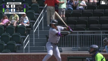 George Wolkow homers (4) on a fly ball to right center field.