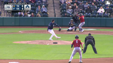 Tomás Nido walks. Corey Julks scores. Cal Stevenson to 3rd. Andrew Navigato to 2nd.