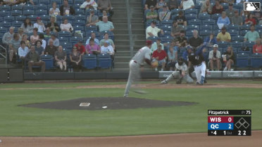 Brian Fitzpatrick collects his seventh strikeout