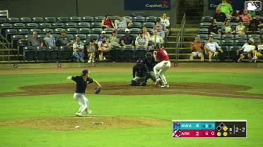 Caleb Cali homers (14) on a fly ball to left center field. Lazaro Montes scores.