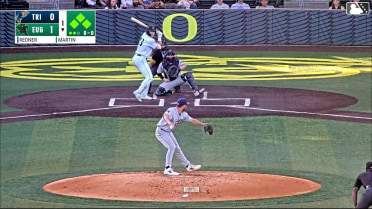 Walker Martin hit by pitch. Hayden Jatczak scores. Zander Darby to 3rd. Daniel Rogers to 2nd.