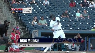 Max Muncy belts a solo home run to right field 