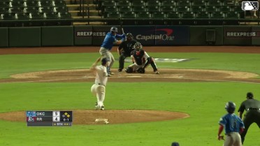 Eliezer Alfonzo singles on a fly ball to left fielder Orlando Martinez. Hyeseong Kim scores. Matt Gorski to 2nd.