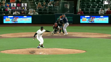 Brian Serven doubles (5) on a line drive to right fielder Grant McCray. Colby Thomas scores.