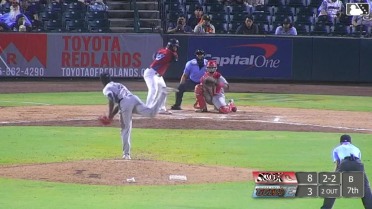 Isaiah Lowe's eighth strikeout