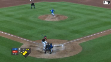 Miguel Flores Ball to Stiven Martinez