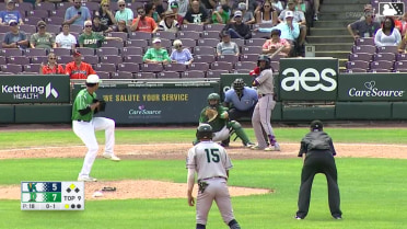 Yasser Mercedes homers (8) on a fly ball to left center field. Jacob McCombs scores.