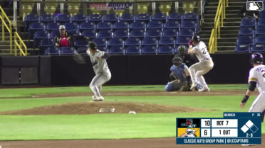 Luke Hill grounds out, second baseman Juan Matheus to first baseman Cam Clayton. Bennett Thompson scores. Nolan Schubart to 3rd.