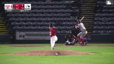 Jonah Cox triples (1) on a fly ball to right fielder Jesus Castillo. Diego Velasquez scores.