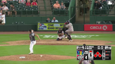 Danny De Andrade doubles (5) on a line drive to left fielder Nate Nankil. Jay Thomason scores. Yasser Mercedes scores. Miguel Briceno to 3rd.